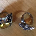 Women’s Chunky Floral Statement Adjustable Rings Photo 1