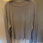 Brandy Melville Grey Long Sleeve Pullover Sweater Photo 0
