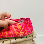 Soludos Malhia Kent plaid bright boho espadrilles shoes size 9 pink oran… Photo 3