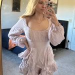 Saints + Secrets Purple / Periwinkle Romper Dress Photo 3