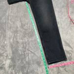 RE/DONE Jeans Womens 30 Black 70s Ultra High Rise Stove Pipe Stretch Button Fly Photo 13