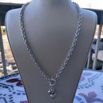 Fashion Necklace Sparkle hearts Silver Photo 0