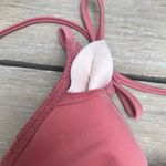 Hollister  Clay Rose Colored Boho Crochet One Piece Swimsuit Photo 8