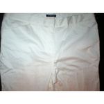 Jones New York New NWT $74 White Pants Dress Office Work 12 Womens Crop Split Photo 1