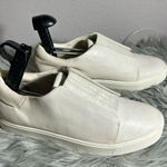 Vince Cantara Ribbed Elastic Panel White Slip On Cream Leather Sneakers Size 7M Photo 1
