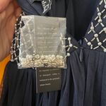 Adrianna Papell Anthropologie Bryce Navy Tulle Maxi Dress Gown Beaded Sz 0 NWT Photo 13