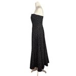 Source Unknown Vintage Polka Dot Fit And Flare Midi Length Strapless Dress Size Small Photo 2