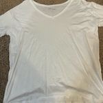 Aerie  White V-Neck T-Shirt Photo 1