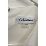 Calvin Klein  Ivory Sleeveless Semi-Formal Illusion Mesh Fit & Flare Dres -Size 4 Photo 4