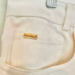 St. John  Straight Leg‎ Denim Jeans Women's 12 White Embellished Pocket Casual Photo 2