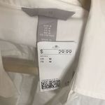 H&M ✨ White Oversized Oxford Sz Medium Shirt✨ Photo 3