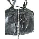 Patricia Nash Black Crackled Leather Satchel Crossbody bag Photo 4