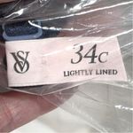 Victoria's Secret Sexy Tee Posey Lace Lightly Lined Racerback Demi Bra Noir Navy Photo 7