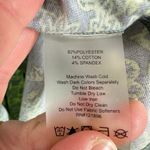 Title Nine Womens Athletic Tank Top Green Yellow Paisley Print Athletic Fit Photo 6