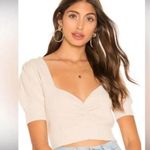 For Love & Lemons cropped sweater with sweetheart neckline Photo 2