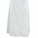 Anthropologie O.P.T White Embroidered Short Sleeve Mini Dress L Photo 4