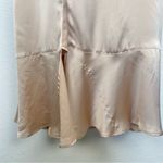 Show Me Your Mumu  Claire Midi Dress Champagne Luxe Satin Slit Sleeveless Gold S Photo 9