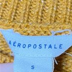 Aeropostale Women's Small Sweater Yellow Sparkle Knit Photo 2