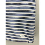 Hollister Women's Striped Mini Skirt Blue/White Size S Ultra High Rise Preppy Photo 1