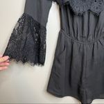 BB Dakota  Womens Cavell Black Lace Romper Size XS Photo 6