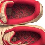 Puma  California Women's‎ Sneaker Size 8.5 White Pink Orange Leather Photo 4