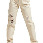 RSQ  90s Distressed‎ Baggy Ecru Jeans Size 33 Photo 0