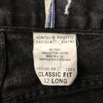 Gap  Womens Vintage 90s Mom Jeans High Waist Tapered Cotton Black 12 Long Photo 3