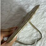 Coach  Gold Blue Pink Canvas Wristlet Photo 2