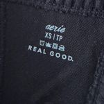 Aerie  Black Ribbed Seamless Stretchy Superchill High Neck Tank Top Photo 4