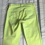 J Brand • neon yellow ankle cropped jeans Photo 5