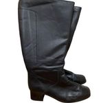 Blondo AquaProtect Black Leather Riding Boots Women’s Size 9.5 WW Photo 0