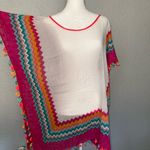 Seafolly  Beach Coverup One Size Pink, Orange & Blue NWOT Photo 1