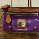 Dooney & Bourke Rare Vintage Y2K Purple Patent Leather  Small Zip Coin Purse Photo 0