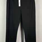 Trina Turk  Laze Classic Ponte Knit Black Pull On Cropped Dress Legging Pants Photo 0