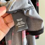 Torrid BLACK FLORAL JERSEY KNIT SKATER DRESS WOMENS SIZE 0 US 12 L LONG … Photo 5