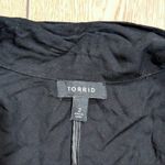 Torrid  Plus 2X 2 18 20 Black Studded Moto‎  Jacket Flowy Zip Punk Goth Emo Photo 1
