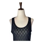 Rag and Bone Rag &‎ Bone Tank Top Women XS Black Geometric Sheer Whimsigoth Gothic Athleisure Photo 2