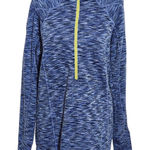 Columbia  Blue Space-Dye Fitted Half-Zip Pullover Size Large Photo 0