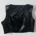 7 For All Mankind  Leather Top Faux Photo 0