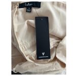 Lulus  Romantic Spot Cream Polka Dot Mesh Tiered Midi Dress Casual Fairy‎ Size Sm Photo 8