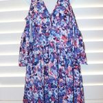 Rebecca Minkoff  Floral Robbie Cold Shoulder Dress Size XS Photo 2