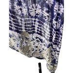 NWT Azul Angel | One Size | Flowey Boho Dress Kimono Embroidered Women's Blue Photo 3