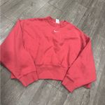 Nike Women's Rose Pink Crewneck Sweatshirt Photo 3