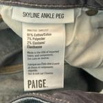 Paige Denim Skyline Ankle Peg Jeans Size 27 Raw Hem Photo 7