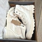 Palladium Women's Pampa Hi Canvas Boots White 7 High Top Minimalist Streetwear Photo 5