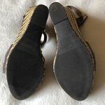 BKE  Brown Leather Platform Wedges Size 8.5 Photo 3