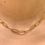 Thick chain necklace gold necklace gold choker gold necklace gold chain necklace Photo 2