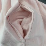 Pilcro  Anthropologie Pale Pink Cotton Linen Button Down Puff Sleeve Dress XXS Photo 10