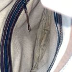 Dooney & Bourke Vintage Off White Canvas Hobo Bag with Thick Leather Strap Tha Photo 9