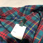 Ralph Lauren Lauren  Plaid nightgown long sleeve fleece Photo 5